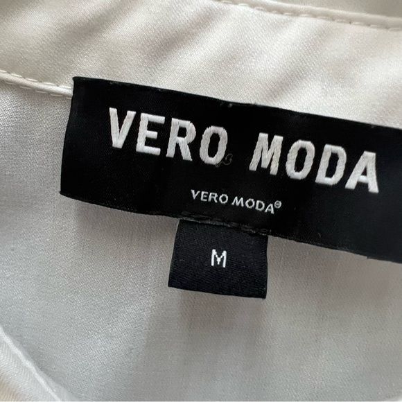 Black and White Vero Moda Calla Tulle Shirt Dress size Medium - Picture 2 of 7